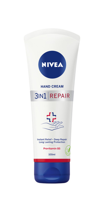 Nivea 3-i-1 Repair håndcreme 100 ml